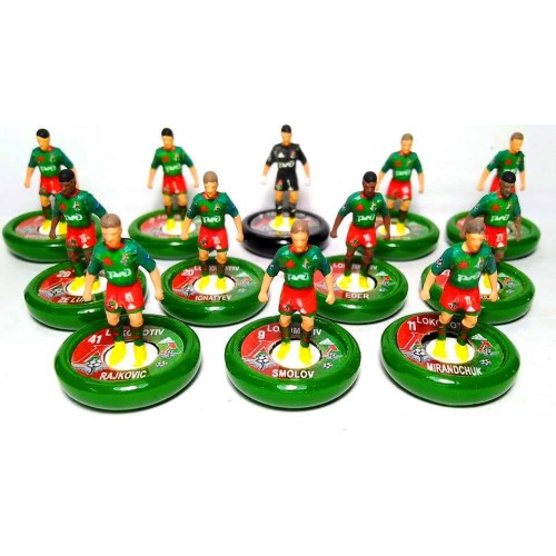 Subbuteo Andrew Table Soccer Locomotiv Moscow away 2017-18 on WSB Professional bases